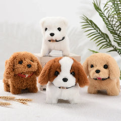 Realistic Plush Simulation Smart Dog Children Toy Can Walking And Call