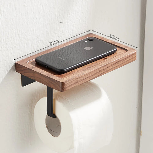 Wall Mounted Toilet Roll Holder，Bathroom Bedroom Paper Towel