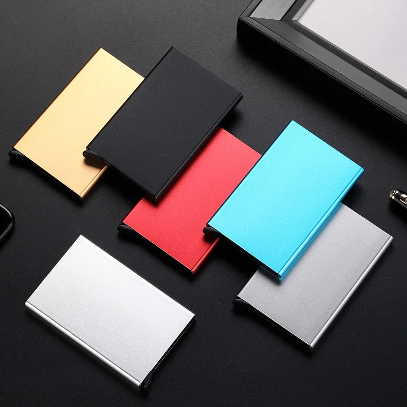 Slim Pop Up Wallet Minimalist Credit Card Holder For Men Women RFID