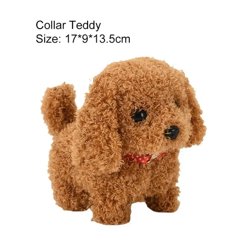 Realistic Plush Simulation Smart Dog Children Toy Can Walking And Call