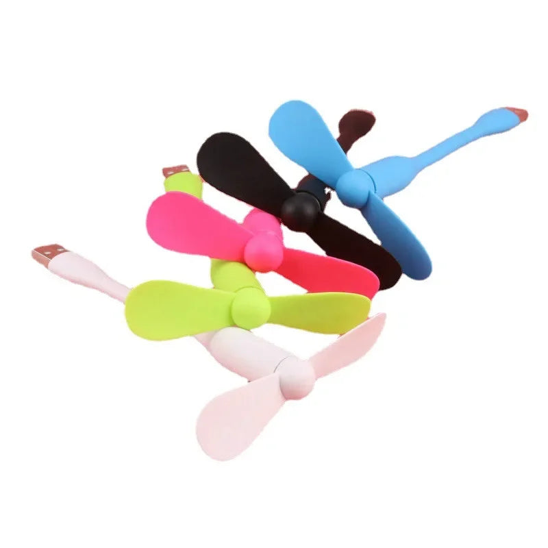 USB Small Fan Flexible Bendable Fan For Power Bank Laptop PC AC