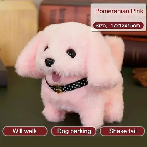 Realistic Plush Simulation Smart Dog Children Toy Can Walking And Call