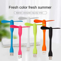 USB Small Fan Flexible Bendable Fan For Power Bank Laptop PC AC