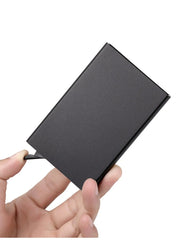 Slim Pop Up Wallet Minimalist Credit Card Holder For Men Women RFID