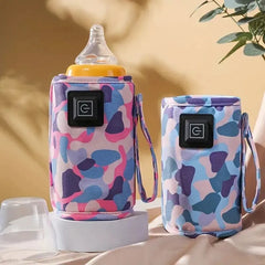 USB Rechargeable Bottle Warmer Portable Heating Thermostat Sleeve