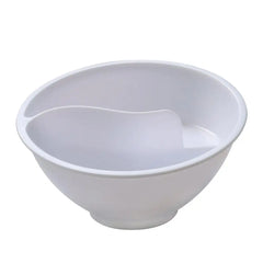 Separated Oatmeal Bowl Spiral Slide Partitioned | Cereal Bowl