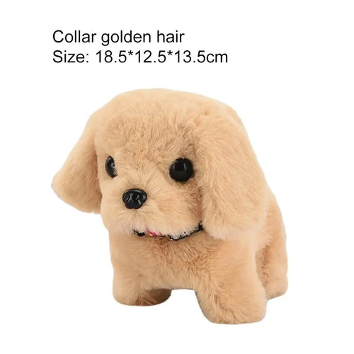 Realistic Plush Simulation Smart Dog Children Toy Can Walking And Call