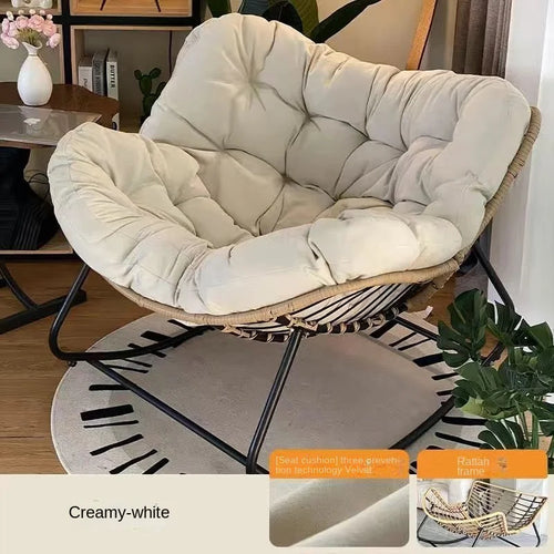 X&D Human Bird Nest Rattan Weaving Rocking Chair Leisure Sofa Home